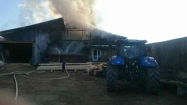 01 - Požiar senníka a priľahlých budov v katastri obce Čierny Balog